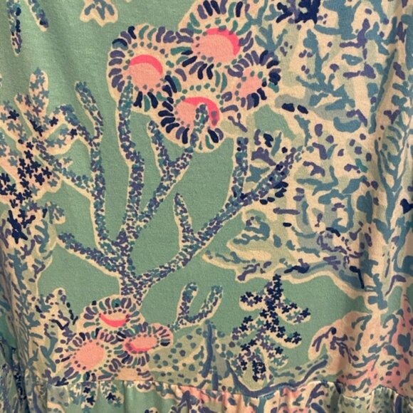 Lilly Pulitzer Blue and Pink Patterned Dress - Picture 3 of 3